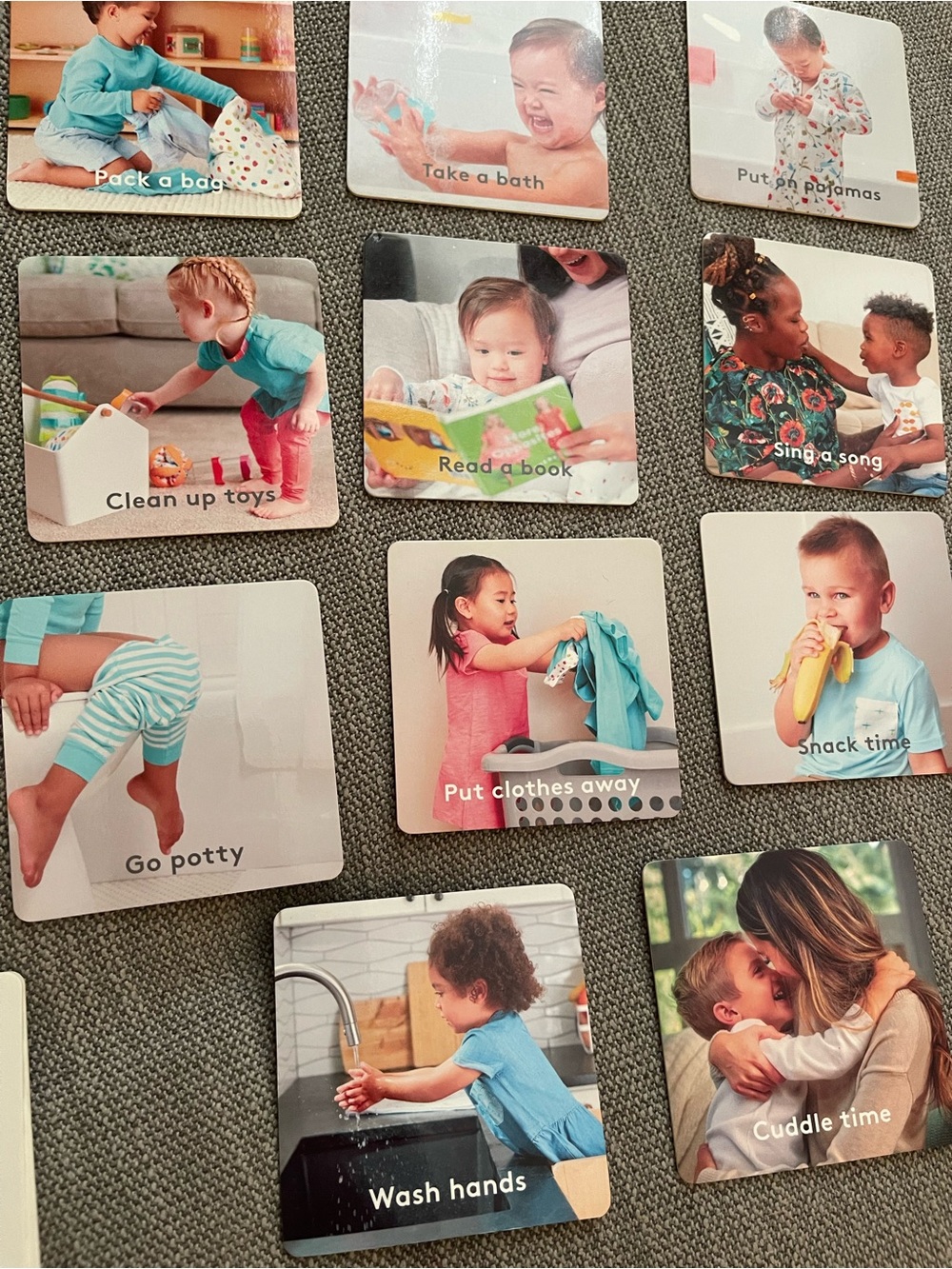 Lovevery- Daily Routine Picture Cards - Picture 3 of 6